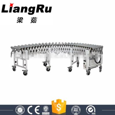 China Expandable Flexible Roller Conveyor ERC4M / D  , Heavy Duty  Driven Roller Conveyor for sale