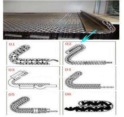 China Square Stainless Steel Crimped Wire Mesh , Fliters Heavy Duty Wire Mesh Screen for sale