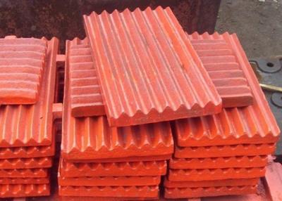 China High Manganese Steel Impact Crusher Wear Parts / Stone Crusher Jaw Plate Spare Parts for sale