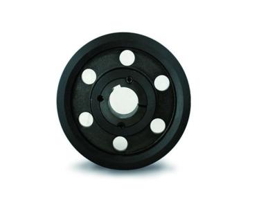 China Black Oxide Air Compressor Flywheel Pulley , Belt Driver Jaw Crusher Components Flywheel for sale