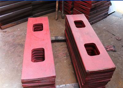 China Casting Jaw Liner Side Plate ,  Accurate Dimensions Crusher Wearing Plates for sale