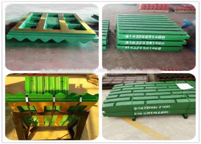 China Hazemag Casting Jaw Crusher Spare Parts Fixed Jaw Plate High Hardness Good Toughness for sale