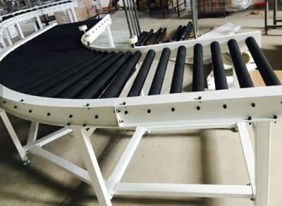 China Industrial Motorized Flexible Gravity Roller Conveyor For Unloading 1.5KW 380V for sale