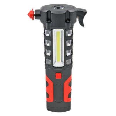 China Magnet On Bottom 2022 Portable Led Work Light With Safety Hammer Strong Magnetic Cutting Machine for sale