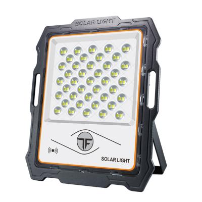 China Factory Floodlights Factory Theme Park Rechargeable High Power LED Solar Multifunction Floodlight Outdoor Smart Design for sale