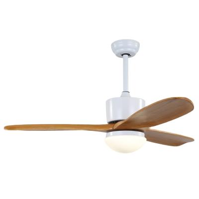 China With 48 Inch Air Cooling Fan Blade Spray Paint-claret 110V Lightweight Hot Selling Solid Wood Home Decorative Ceiling Fan With Light for sale