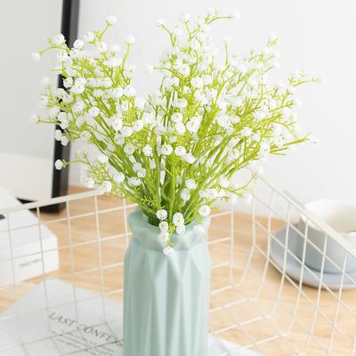 China Natural Gypsophila simulation flower row bouquet silk photo touch props decoration wedding decoration artificial flower for sale