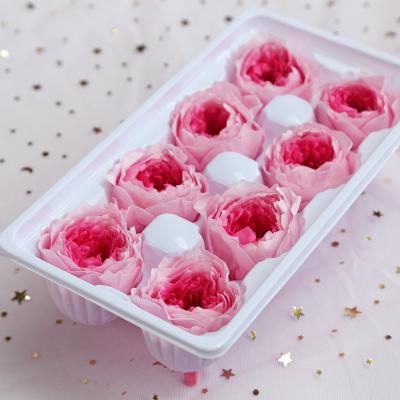 China Silk Rose Flower Soap Romantic Flavor Bath Body Petal Wedding Decoration Gift Rose Flower Case Heart Scented for sale