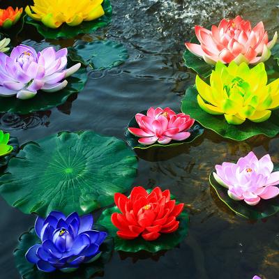 China Fashional Large Artificial Flowers Real Touch Lotus Flower Artificial Rose Lotus for sale