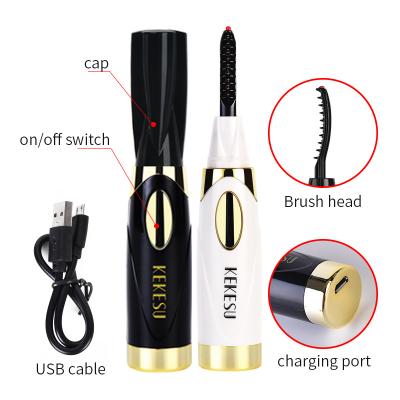 China 2020 New Cosmetics Plastic Advanced Electric Makeup Eyelash Curler for sale