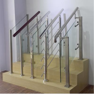 China High Quality ODM/ODM Easy Installation DIY Rail System Stairs Stainless Steel Glass Balustrade System For Balcony for sale