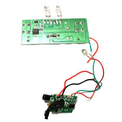 China FR-4 Kids 2 Channels Helicopter PCB Board Toy Electric RC PCBA Remote Control Maker for sale