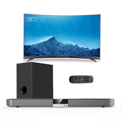 China Mini System Home Soundbar Theater System 2.1 Channels Radio With Subwoofer Karaoke BT5.0 Sound Computer Mobile Phone TV Bar Speaker for sale