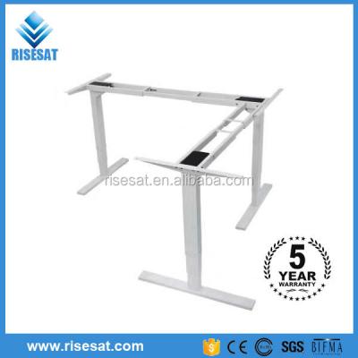 China Commercial Furniture 120V 240V AC Height Adjustable Desk Frame With 3 Legs RISESAT for sale