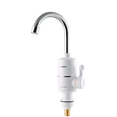 China Electric Faucet Tankless Electric Water Heater Faucet Instantaneous Heater 3000w Heater Kitchen Instant Hot Water Faucets ATWFS Newest for sale