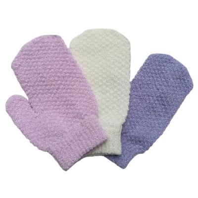 China EXFOLIATE Factory Wholesale Exfoliating Five Finger Bathing Gloves Bat for sale