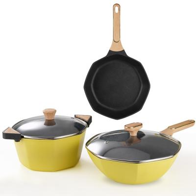 China Viable Series Octagonal Pan Masterclass Nonstick Cookware for sale