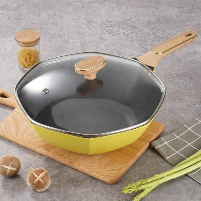 China Viable Turtle Series 4 PCS Non Stick Cast Aluminum With Lid Cookware Set Home Kitchenware for sale