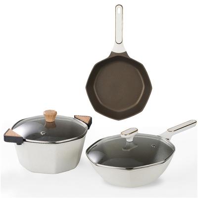 China Sustainable Customizable Kitchenware Cooking Non Stick Cookware Sets for sale