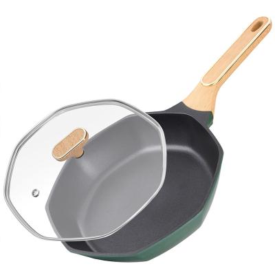 China Minimalist Nonstick Pan With 2 Layer Modern Nonstick Coating 26cm High Quality Aluminum Family Kitchen for sale