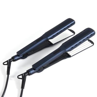 China Wholesale Private Led Hair Straightening Iron Car Display Iron Titanium Flat Nano Temperature Adjustment Irons for sale