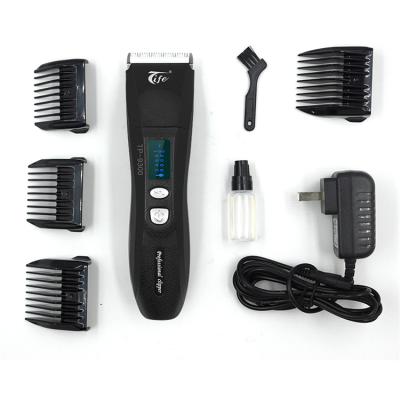 China Best Professional Electric Hair Trimmer LCD Display Men's Cordless Hair Clipper LCD Display for sale