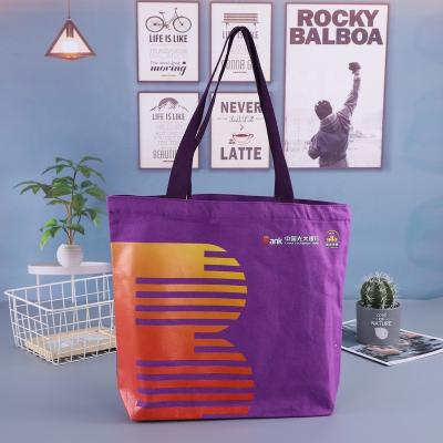 China Eco-friendly Calico Canvas Fabric For Bag Making Canvas Heavy Duty Tote Bag Cotton Cute Canvas Grocery Yoga Bag for sale