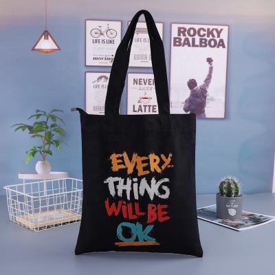 China Customized Empty Tote Bag Eco-friendly Canvas Tote Cotton Bags High Quality Cheap Promotional Empty Bags for sale