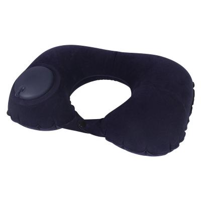 China Portable Inflatable Neck Pillow Travel Head and Neck Support Pillows for Sleep Rest Airplane Car Traveling Office and Outdoor for sale