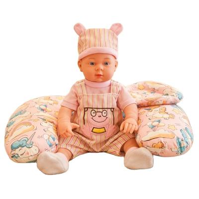 China PORTABLE Custom Printed U Shape Adjustable 45 Angle Newborn Breastfeeding Pillow For Babies Nursing Baby Sofa for sale