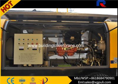 China PLC Control Small Diesel Concrete Pump Anti - Wearing Double Circuit Opening System for sale