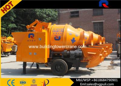 China Cement Beton Mixer Pump Trailer 40m³ / H-uitgang voor water Conservancy bouw Te koop