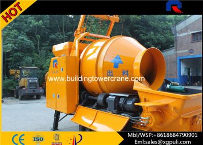 China Self Loading Concrete Mixer 37kw Motorverm Met Piston Grease - Pomp Te koop