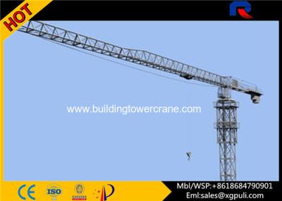 China Flat Top Tower Crane Jib Length 56M , Telectric Tower Crane Schneider Electric Box for sale