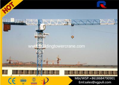 China 1.3t Tip Load Flat Head Topless Tower Crane Boom Length 50m PT5013 for sale