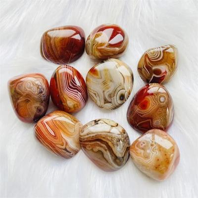 China China Wholesale Natural Polished Red Sardonyx Agate Stone Palm Healing Stones for Decoration for sale