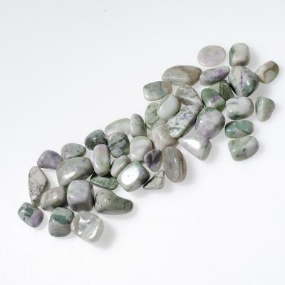 China China Wholesale natural crystal tumbling stone crushed auspicious jade for fish tank furniture decoration for sale