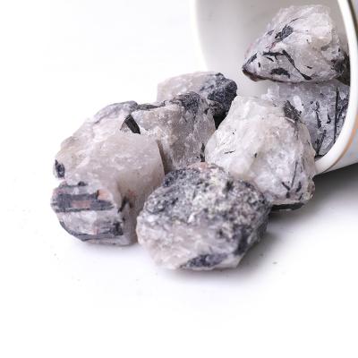 China China Natural Black Tourmaline Rough Stone Wholesale Healing Crystal Quartz Black Tourmaline Raw Tumbled Stone For Decoration Of Sale for sale