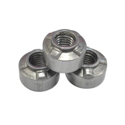 China China Factory Wholesale Custom Furniture Hardware Accessories Galvanized Iron Four Point Welded Nut for sale