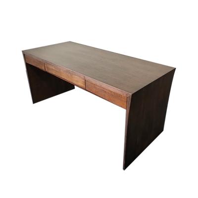 China Wholesale home wooden office desk table factory price office furniture long standing desk with drawers for sale