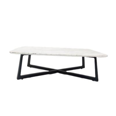 China European Wholesale Solid Wood Base Furniture Coffee Table Tray With Marble Top Wooden Base for sale