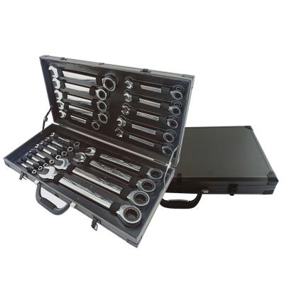 China 22PCS Ratchet Set CRV Heavy Duty Steel Combination 22pcs Ratchet Fixed Set for sale