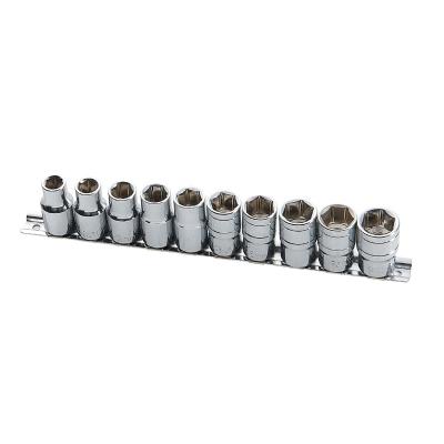 China Metric Size CRV 1/2 Inch DIN 3122 Durable 6 Point Socket Set for sale