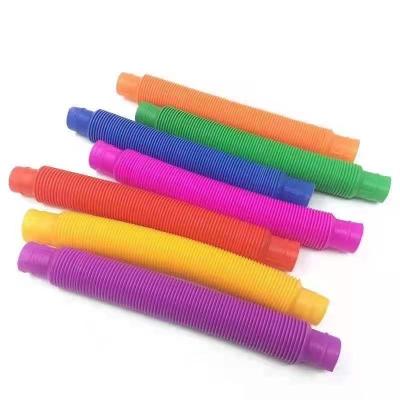 China 2022 Eco-Friendly Material Toys Noise Tube Toys DIY Pop Up Sensory Tube Tools To Relieve Anxiety Noise Tube Sensory Toys for sale