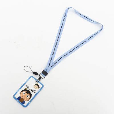 China Two-dimensional king anime poji student card cover long card holder bus underground campus meal card halter lace rank card holder for sale