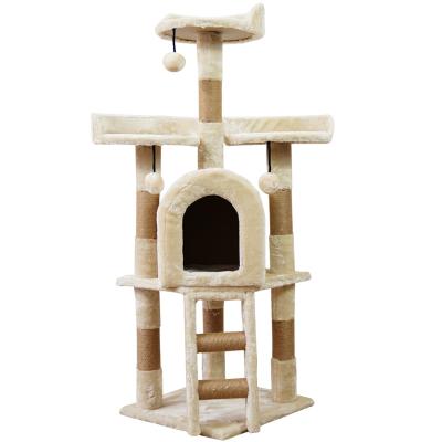 China Viable Cat Tree High Quality Sisal Cat Tree Large Cat Tree drop shipping for sale