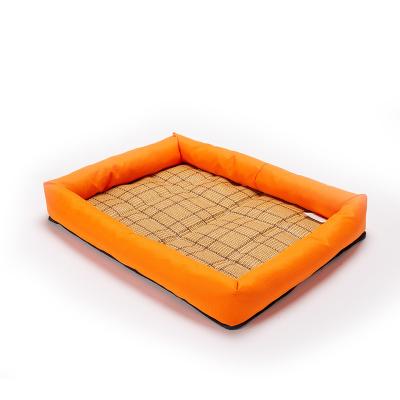 China Comfortable Travel Factory Stripe Summer Cooling Mat Pet Bed Pet Dog Mat With Mat Size S for sale