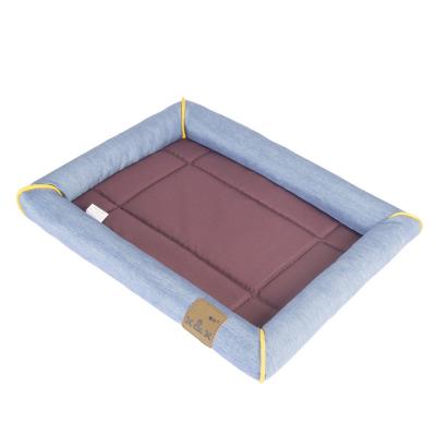 China Travel Multi Color Summer Bamboo Cooling Mat Pet Dog Mat Pet Bed Pet Size S for sale