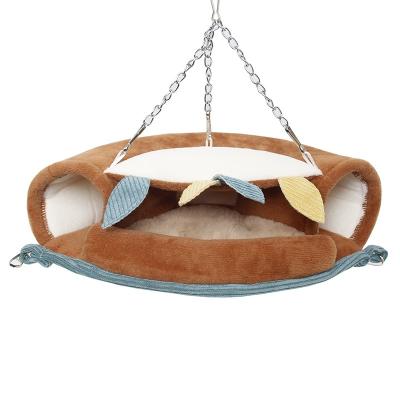 China High Quality Travel Cartoon Style Hamster Guinea Pig Tunnel With Nest Comfortable Animal Toys Small for sale