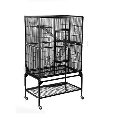 China Wholesale Business Crate Breathable Cat Cage Kennel Box Stainless Steel Iron Wire Cage for sale